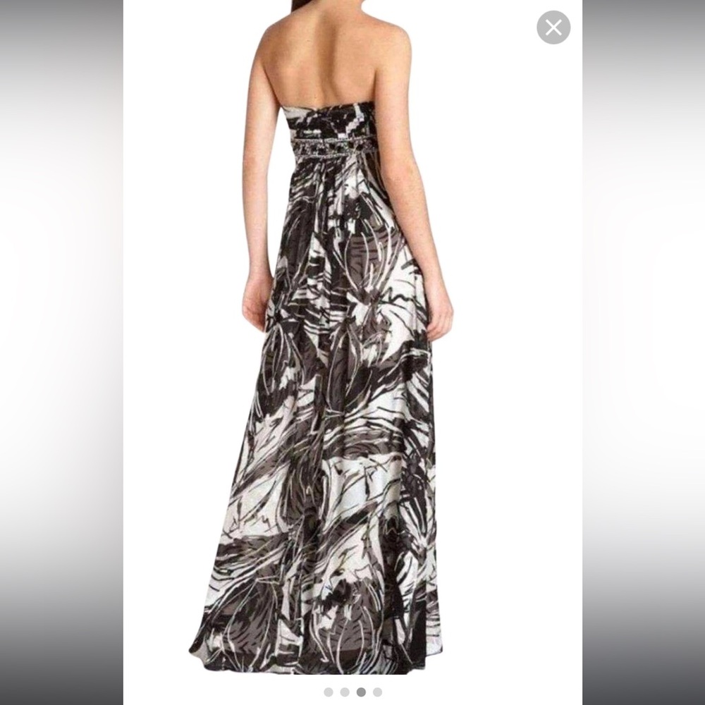 NWT BCBGMaxAzria Silk formal dress Size 10 - Picture 3 of 8